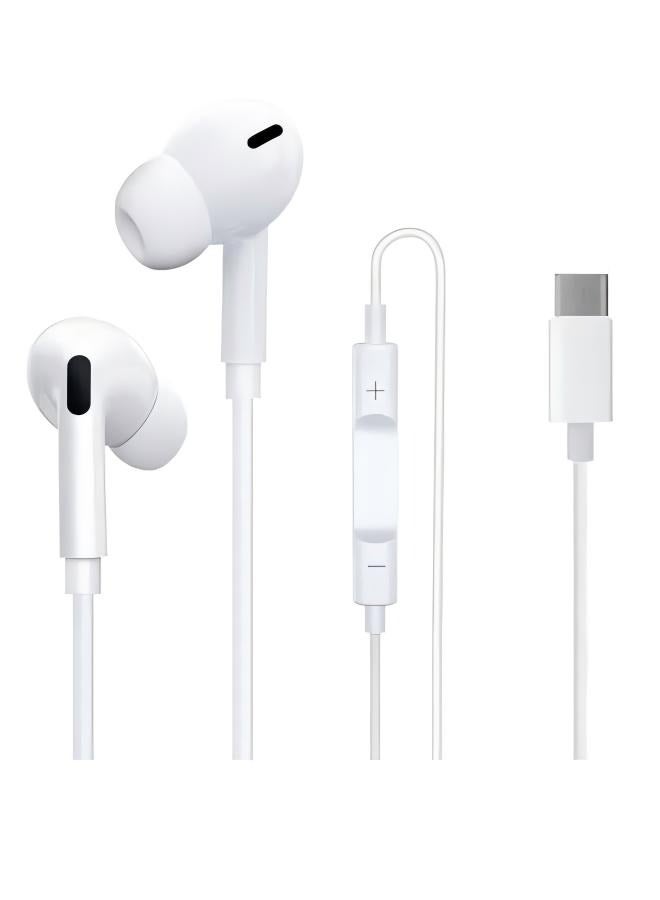 بالو ألتو Paloalto type-c Wired in-ear Earpods With Microphone